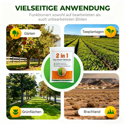 Starkes Herbizid 🚀 6h UNKRAUT WEG! Acker/Wald/Grünanlage, 0 Toxine – Sofort wirkend💥