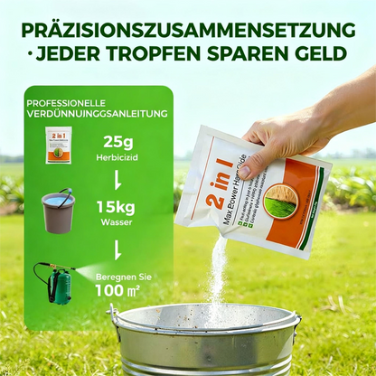 Starkes Herbizid 🚀 6h UNKRAUT WEG! Acker/Wald/Grünanlage, 0 Toxine – Sofort wirkend💥